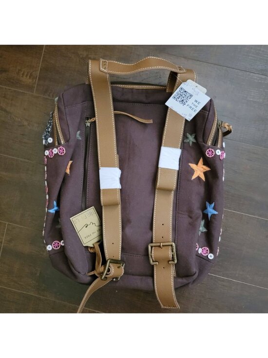 Free People The Falls Bexley Backpack Vintage Maximalist Hippie Retro Patchwork main image 7